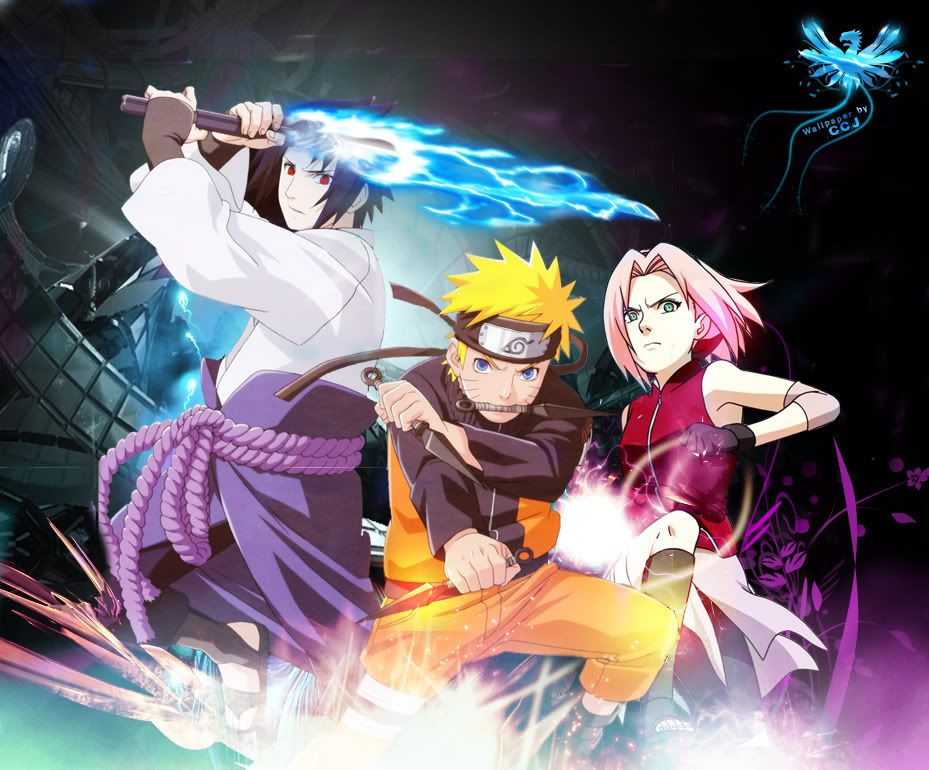 naruto sasuke sakura shippuden. naruto shippuuden with