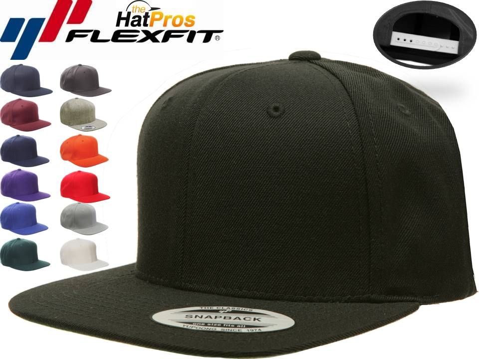 new original flexfit blank snapback hat cap classic snap back