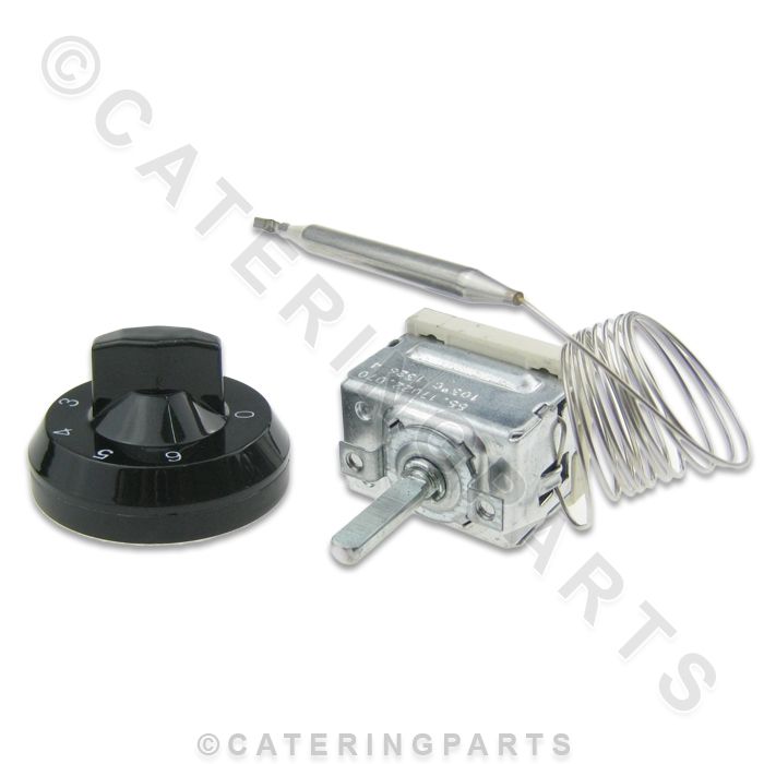 BURCO HOT WATER BOILER TEA URN THERMOSTAT AND CONTROL KNOB 082620290