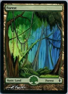 Forest Altered Art Magic the Gathering Altered MTG Card Art