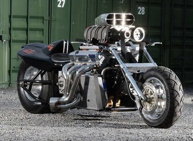 v8 engine bike