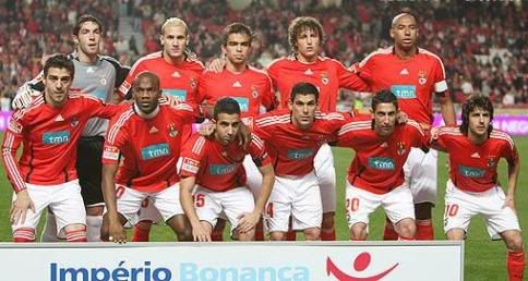 Benfica no terceiro lugar