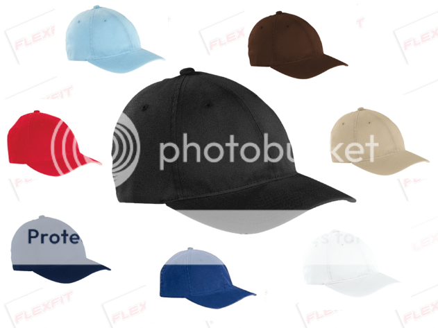 NEW Original FLEXFIT® Fitted Hat Cap BLANK Low Profile  