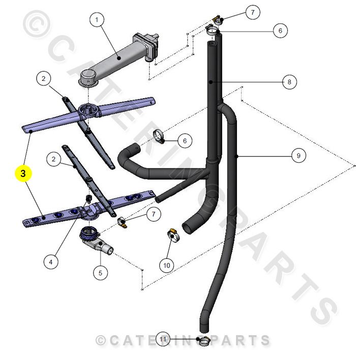 Spina Tubo Scarico Scarico Lavastoviglie Elettrobar 215 Mm Tubo - Foto 4