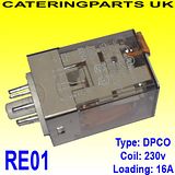 RE05 FINDER 16AMP 24 VOLT 2PCO POWER RELAY 16a 24v COIL  