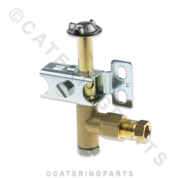 UNIVERSAL SIDE ENTRY GAS PILOT ASSEMBLY 6MM NATURAL OR LPG GAS 3 WAY LP OR NAT