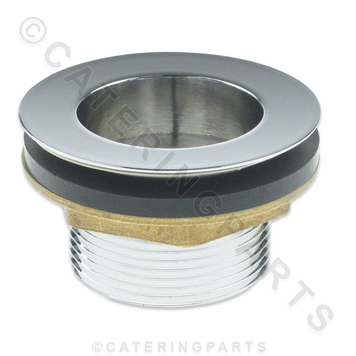 WF04 SINK / BASIN DRAIN WASTE FITTING 11/2 INCH CHROME PLATED BRASS