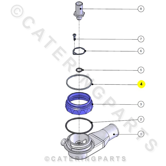 GUARNIZIONE A SOFFIETTO,G60,3X Per Lavatrici - 140004668251 - Foto 2