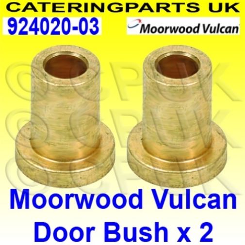 924020 03 Moorwood Vulcan Oven Range Door Hinge Bush Pair of 2 Brass Bush'S