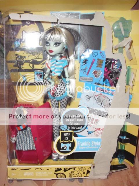 MONSTER HIGH FRANKIE STEIN, HOME ICK , DOLL , ADORABLE  