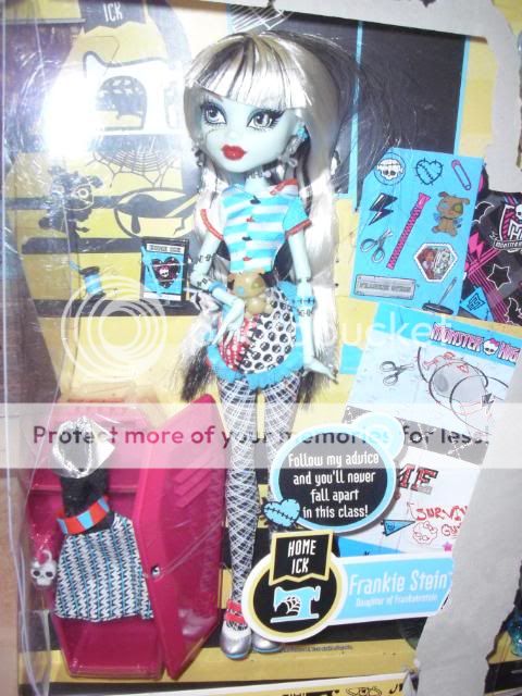 MONSTER HIGH FRANKIE STEIN, HOME ICK , DOLL , ADORABLE  